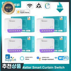 SONOFF MINI-RBS Matter 스마트 WIFI 커튼 스위치 모듈 롤러 블라인드용 정밀 백분율 제어 Alexa  Google H