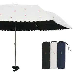 [오키즈]기라로쉬 3단 수동우양산-납작 튤립파티암막 60245 (S0446)