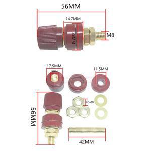 원격 배터리 전원 정션 포스트 커넥터 단자 키트 황동 스터드 교체 자동차 차량용 호환 호환 액세서리 6mm