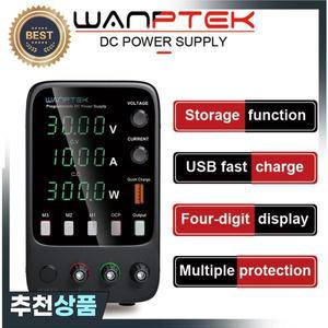 Wanptek 가변 DC 조정 전원 공급 장치 30V 10A 3 그룹 저장 기능 APS3010H OCP 경보 출력 사전 설정 전압