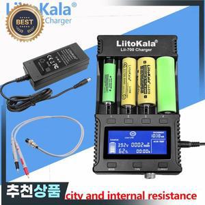 Lii-700 LiitoKala 배터리 충전기 3.7V/1.2V 18650/26650/16340/18500 화면이