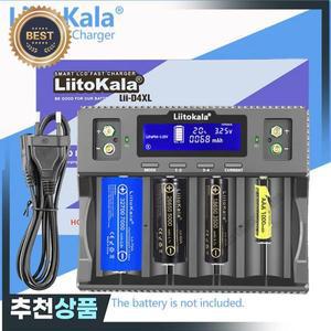 LiitoKala Lii-D4XL 21700 배터리 충전기 18650 18350 26650 16340 14500 3.7V 1.2V 3.2V Ni-MH/CdAA AAA S