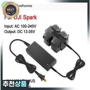 DJI Spark 드론 충전기용 YX-Split 충전기 4개 배터리 인터페이스 병렬 충전 보드 입력: AC 100-240V 출력: