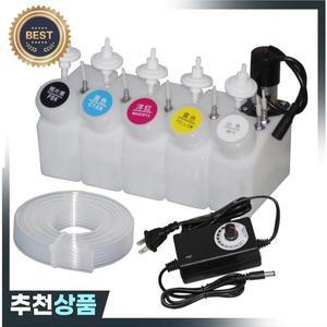 L1800 XP600 DTF 프린터 탱크 I3200 1400 1390 XP-15000 CISS 화이트 잉크 교반 시스템 병 250ml