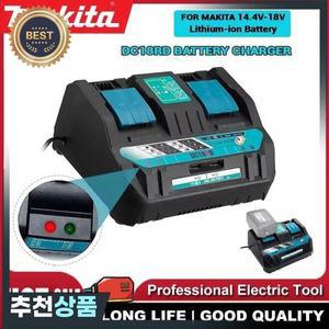 마키타 형 듀얼 리튬이온 배터리 충전기 4A 충전 전류 14.4V 18V BL1830 BL1430 DC18RC DC18RA 고속 충전용