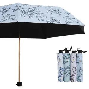 [오키즈]기라로쉬 3단 수동우양산-슬림 뜨왈플라워암막 60255 (S0232)