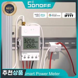 SONOFF POWCT POW 링 스마트 전원 계량기 전류 변압기 에너지 모니터 접촉기 제어 알렉사 구글 IFTTT와 작