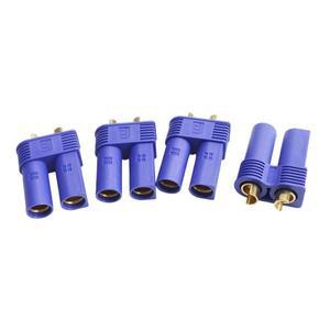 4개입 EC5 바나나 플러그 불릿 커넥터 암/수 RC ESC 리포 배터리 모터 드론 비행기 호환 액세서리 확장 DIY