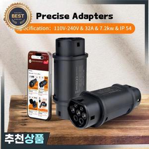 GOODCELL EV 충전기 스테이션 어댑터 GBT-타입 2 IEC 62196-2 변환기 EVSE 1/3상 커넥터 16/32A 타입 차량