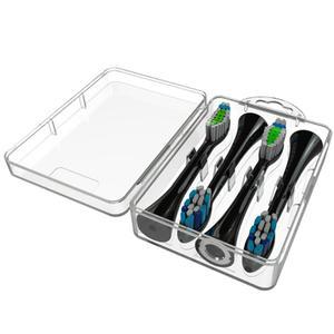전동 칫솔 헤드 보관 케이스, 투명 여행용 휴대용 상자, 범용 거치대, HX6014HX6064SB17SB20