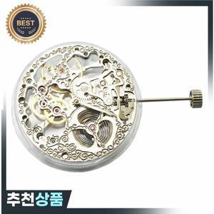 무브먼트 ETA UNITAS 6497-1 전통적인 스켈레톤 뷰티 로듐