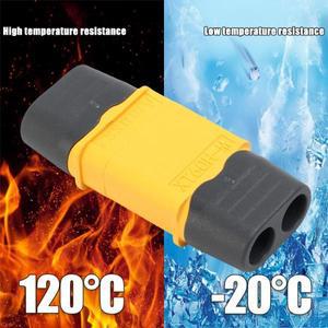 XT60H 플러그 남성 여성용 호환 불릿 커넥터 와이어 케이블 어댑터 전원 쉐스 포함 RC 리포 배터리 비행기