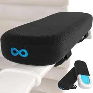 ing Comfort 사무용 의자 및 휠체어 팔 패드 책상 게이밍 체어 팔걸이 쿨링 메모리폼 암레스트 커버