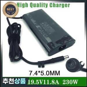 HP OMEN 전원 공급 장치용 AC 어댑터 충전기  19.5V 11.8A 230W 17-w206tx 17-cb0022tx 7.4mm