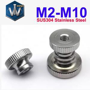 웨이이 GB806 M2-M10 A2 스테인리스 스틸 너클 너트 블라인드 홀 및 스루 3D 프린터 커튼 커튼 월 장식 부