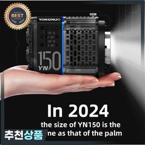 YONGNUO YN150 YN150S 2700-6500K 150W 미니 Bowens 마운트 휴대용 COB LED 연속 조명 초상화 결혼식 야외