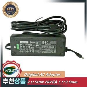 Li Shin 0227A20120 노트북 AC 어댑터 충전기 20V 6A 5.5/2.5mm 120W 전원 공급 장치
