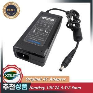 Huntkey HKA0901207-7A HKA0901207-7U AC 어댑터 충전기 12V 7A 5.52.5mm 모니터 전원 공급 장치