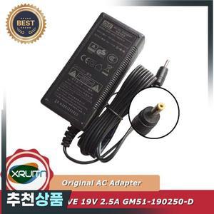 GVE GM51-190250-D AC DC 어댑터 충전기 19V 2.5A 47.5W 전원 공급 장치