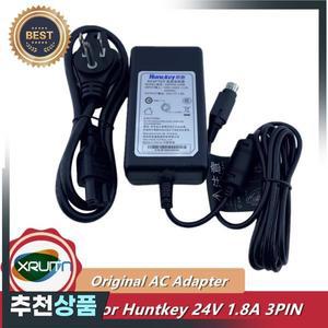 HUNTKEY ADP036-242B 24V 1.8A 3핀 AC 어댑터 충전기 프린터 POS 전원 공급 장치용