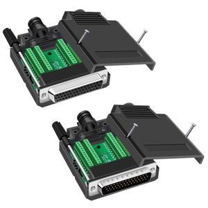 HDB44 솔더리스 커넥터 조인트 산업용 호환 3 행 D-SUB 44Pin Male Female P 핀 홀 플러그 브레이크 아웃