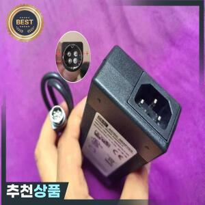 GVE AC/DC/어댑터용  GM95-240400-F GM95240400F 4핀 원형 24v 4A 96W 전원 어댑터