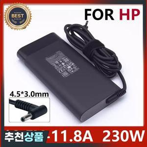 230W 19.5V11.8A 4.53.0mm 노트북 어댑터 충전기 HP Omen 15 16 17 TPN-Q2 Transcend Victus 16 Book Fury