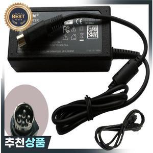 JENTEC JTA0409 하드 디스크 드라이브 HDD HD 전원 공급 코드 케이블 충전기용 +5V +12V 4핀 DIN AC/DC 어
