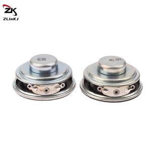 2개 미니 1.5인치 풀 주파수 휴대용 호환 스피커 4옴 3W 소형 40MM 스테레오 오디오 사운드 하이파이 DIY