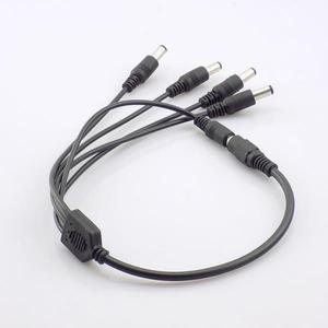 12V DC 전원 공급 장치 1 암컷 2 3 4 5 8 수컷로 분리형 플러그 연장 케이블 코드 커넥터 5.5x2.1mm LED 스