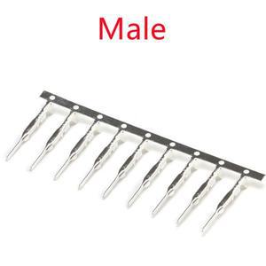 100PCS  2.54mm 점퍼 와이어 케이블 핀 커넥터 터미널 하우징 용 호환 암수