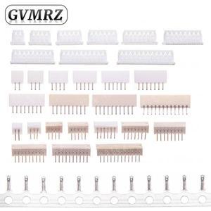 100개 JST XH2.54 ZH1.5 PH2.0 1.25mm 단자 플라스틱 쉘 수컷 플러그 암컷 소켓 와이어 커넥터 2P 3P 4P 5P