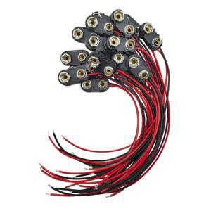 9V 배터리 커넥터 학생 실험에 사용되는 T형 버클 하드 플라스틱 쉘   기타 장비