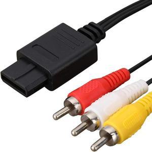 o 호환 SNES TV 게임용 호환 64/N64/GameCube/Super용 호환 AV 케이블 컴포지트 비디오 코드 10개6피트