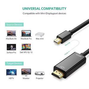 Mac 호환Book 호환 Pro Air Mini DisplayPort Thunderbolt-HDMI 호환 변환기 케이블용 호환 4k DP-HDMI 어