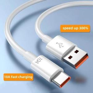 10A USB to 타입 C 고속 데이터 케이블 0.25m/1m/1.5m/2m 충전 와이어 퀵 차지 코드