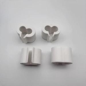 20개 배터리가 필요 없는 Y자형 플라스틱 커넥터 - 애완동물 케이지 연결용 호환 DIY 와이어 메쉬 고정 클