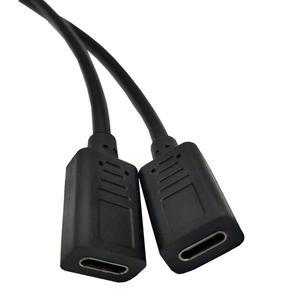 USB C 스플리터 분배 충전 케이블 타입 남성 - 듀얼 2 여성 Y 커넥터 맥 전용