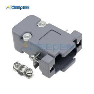 20개 DB9 2 행 9 핀 DB15 3 D-Sub 15 플라스틱 후드 커버 카바 커넥터 케이스