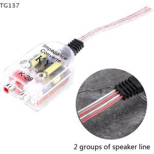 12V 범용 호환 자동차 차량용 호환 고저항 변환기 스피커-라인 제품 부품 호환 액세서리