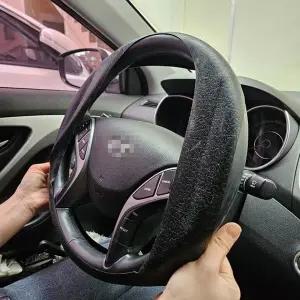 [하프클럽/]쿨 논슬립 실리콘 차량용 핸들보호대