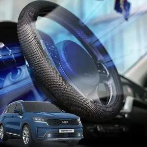 [하프클럽/]차량용핸들커버 에어매쉬 아이스 쏘렌토MQ4 3D