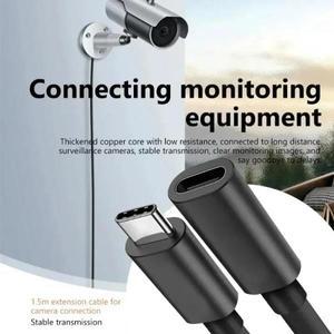 타입C 연장 코드 USB  케이블 충전기 와이어 커넥터 비디오 노트북 용 호환 확장