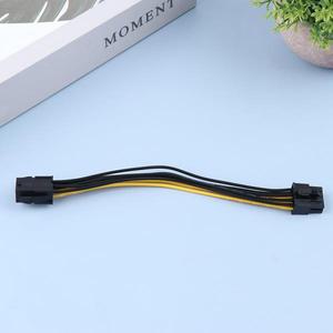 PCI-e 비디오 카드용 호환 전원 어댑터 케이블 확장 6핀-8핀 코드 1개