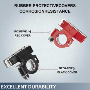 1쌍 12V 24V 자동차 차량용 호환 상단 포스트 배터리 터미널 와이어 케이블 클램프 커넥터 호환 액세서리