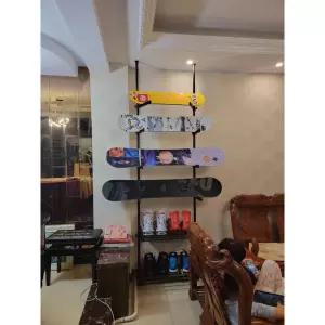 스케이트보드 거치대 스노우보드 진열 스케이트 블랙