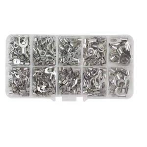 320pcs 전기 커넥터가 압착 단자 키트 U/O 접합 종단 RNB/SNB1.25-4와이어 커넥터 케이블 플라이