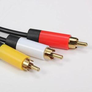 1.8M/6FT 오디오 비디오 AV RCA 컴포지트 케이블 3개의 플러그가  XBOX 호환 호환 360 Slim용