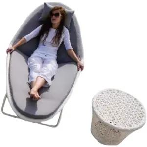 라탄 선배드 호텔 썬텐 데이 수영장 소파 태닝 썬베드