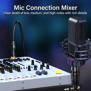 XLR 암/수-Rca 수 라디오 케이블 3Pin 수-단일 포노 RCA 동축 차폐 금도금 0.5m 1m 3m 5m